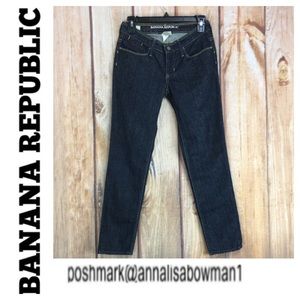 💸Banana Republic MODERN SKINNY denim jean size 0